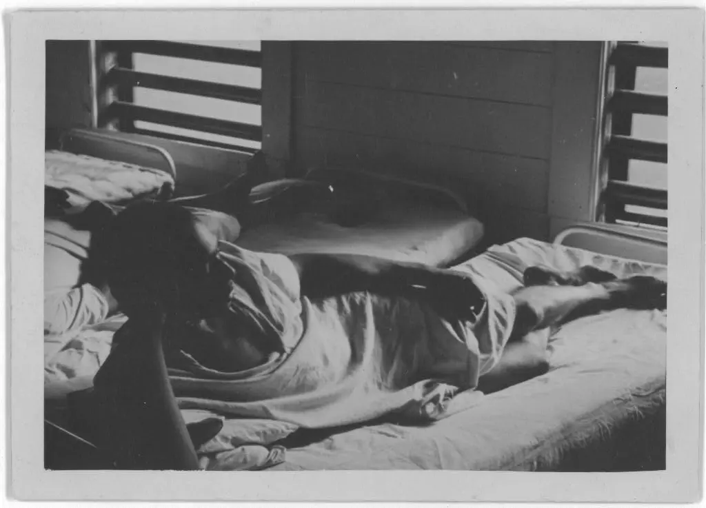 Prisoner in camp hospital, Darrington State Farm, Texas